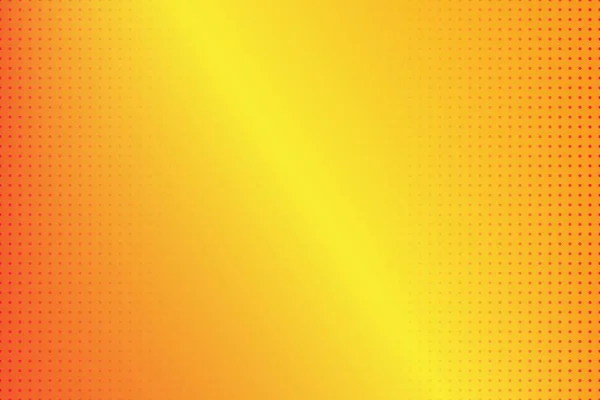 黄色とオレンジの色とデザインのためのドットの抽象的な背景 グラデーションベクトルイラスト — ストックベクタ