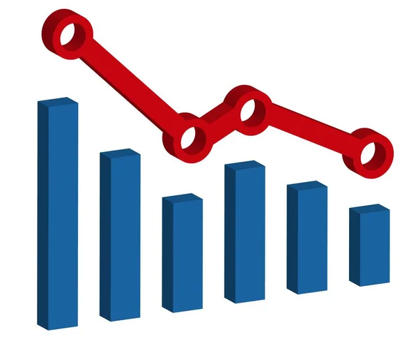 Graph Increase Report Diagram Rise Gain Progress Vector Illustration ...