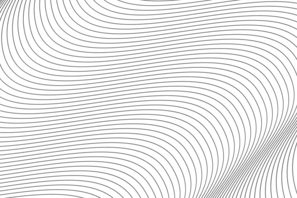 Абстрактный Фон Изогнутыми Волнистыми Линиями Векторная Иллюстрация Дизайна Волна Линии — стоковый вектор