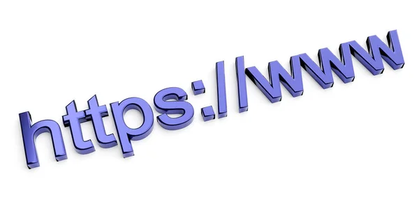 Internet Web Address Https Www Search Bar Browser Communication Concept — Stock Photo, Image