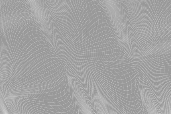 Abstracte Achtergrond Met Gebogen Golvende Lijnen Vector Illustratie Voor Ontwerp — Stockvector