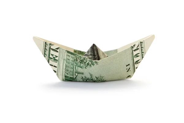 Ship with money — Stock Photo, Image