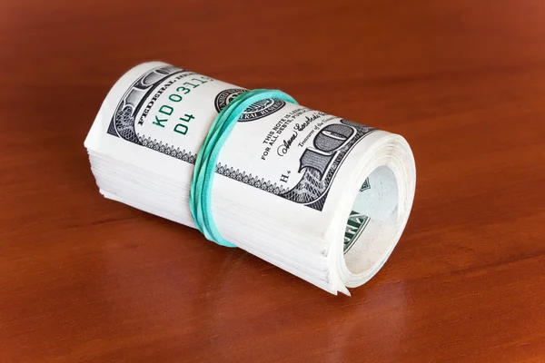 Conceitos de negócio - dólares de dinheiro — Fotografia de Stock