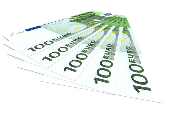 Conceito monetário - várias notas de euro — Fotografia de Stock