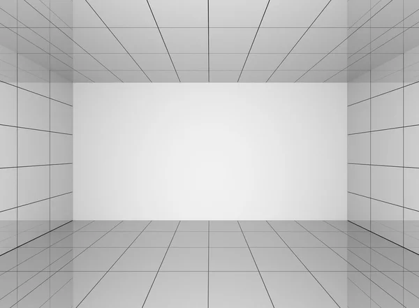 Interior abstracto en habitación con pared en blanco —  Fotos de Stock