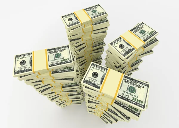 Money stacks — Stock Photo, Image