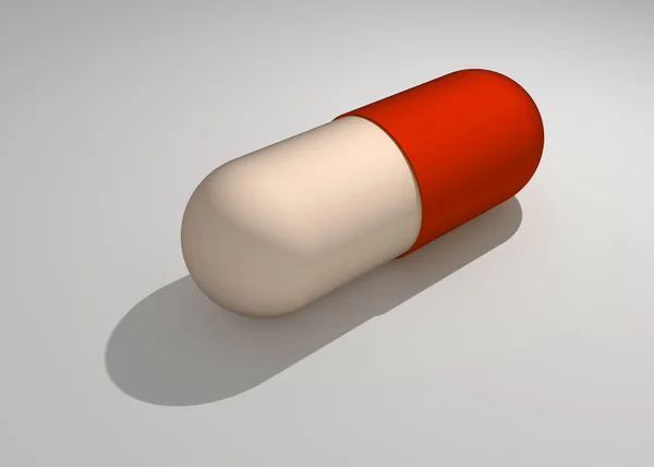 Macro capsule pill — Stock Photo, Image