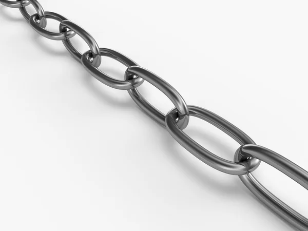 3d metal chain — Stock Photo, Image