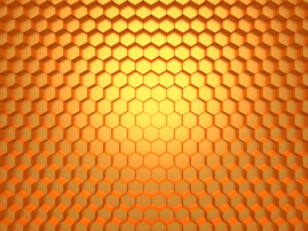 3D honingraat achtergrond — Stockfoto