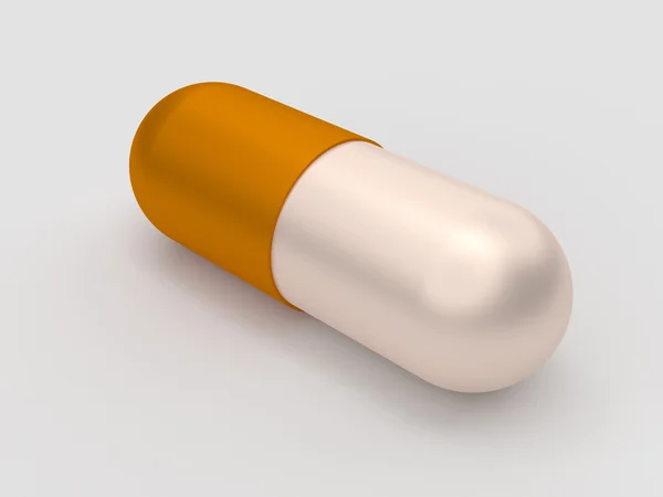 Macro capsule pill — Stock Photo, Image