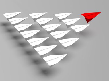 liderlik kavramı. uçaklar