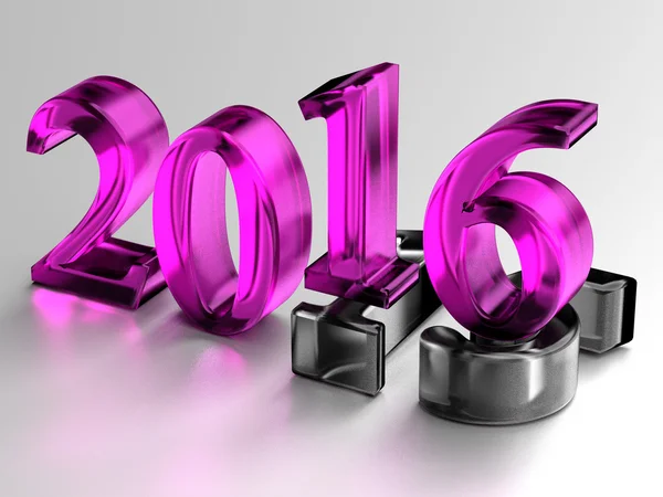 2016 year over 2015 — Stock Photo, Image