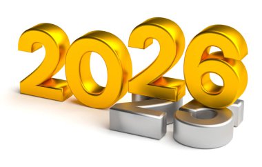 Yeni yıl 2026 Eski 2025 tatil konseptinin yerini alıyor