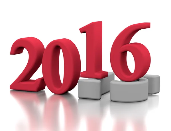 2016 new year change 2015 text design — Stock Photo, Image