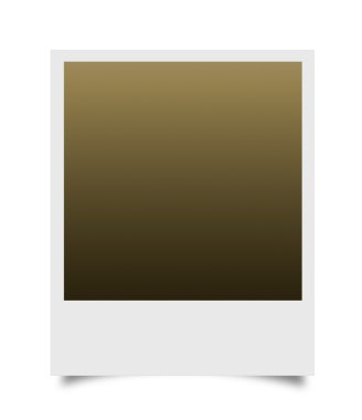 Beyaz bir arka plan üzerinde boş fotoğraf