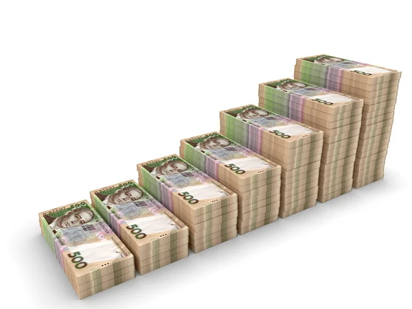 Dinheiro ucraniano grivna — Fotografia de Stock