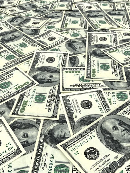 Money background from dollars — Stock Photo, Image