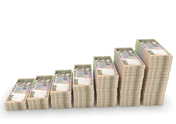 Dinheiro ucraniano grivna — Fotografia de Stock