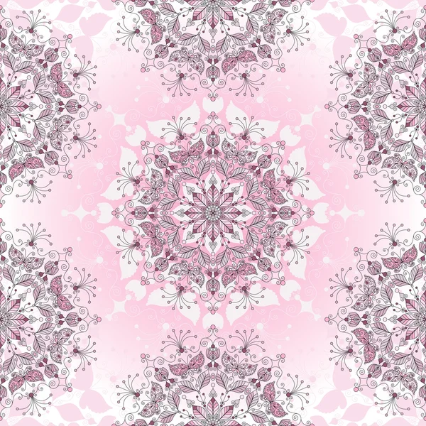 Vintage motif rose sans couture — Image vectorielle