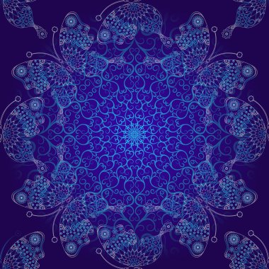 Sorunsuz koyu mavi Noel örnek