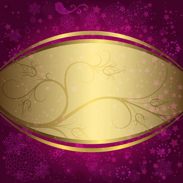 Vintage golden frame — Stock Vector © OlgaDrozd #1176085