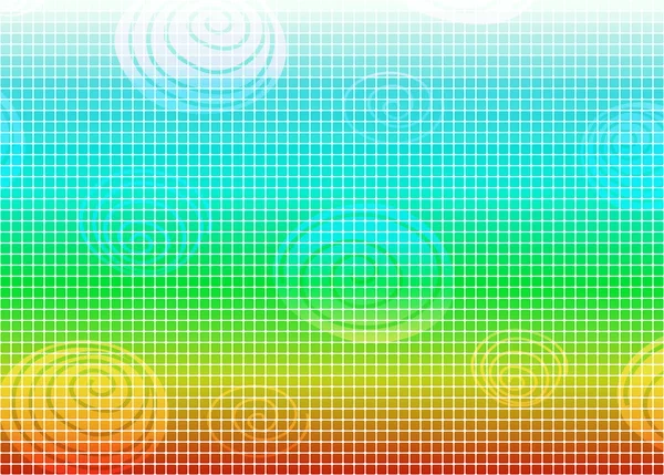 Regenbogen Mosaik Hintergrund — Stockvektor