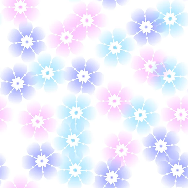 Seamless floral pastel pattern — Stock Vector