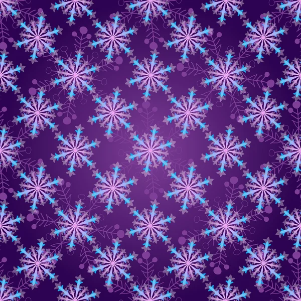 Modèle de Noël violet foncé sans couture — Image vectorielle