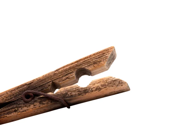 Clothespin di legno vecchio — Foto Stock