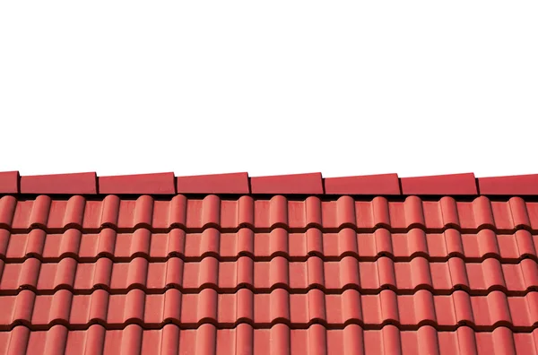 Roof tiles isolated on white — Stock Photo, Image