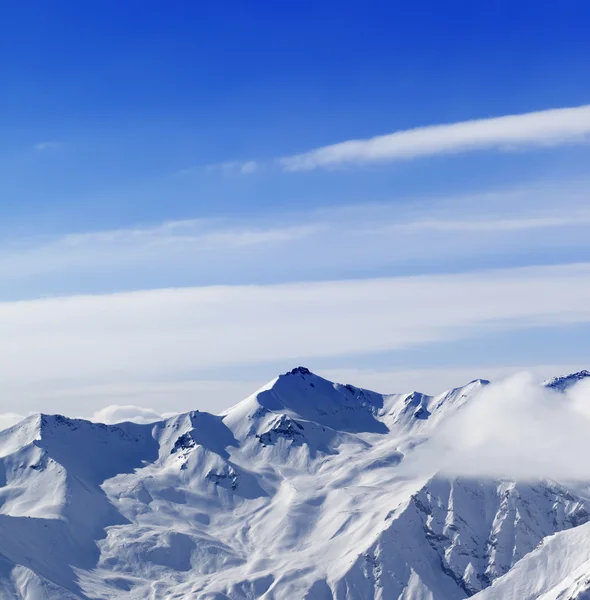 Wysokie góry zimą — Zdjęcie stockowe