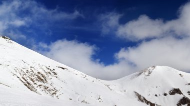 Panorama mountain pass ve devreden yamaç