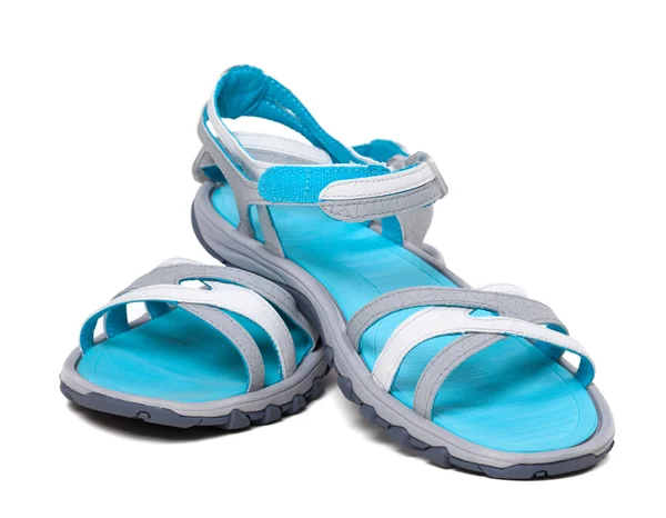 Pair of summer sandals — Stockfoto