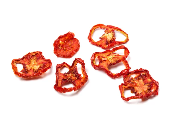 Dried slices of ripe tomato — Stock Photo, Image