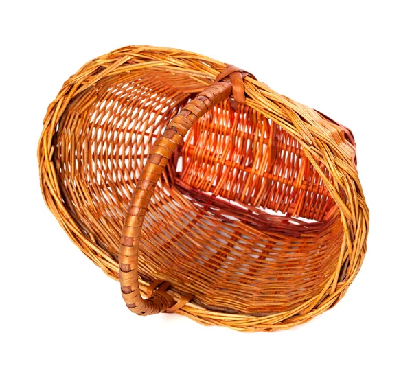 Empty wicker basket — Stock Photo, Image