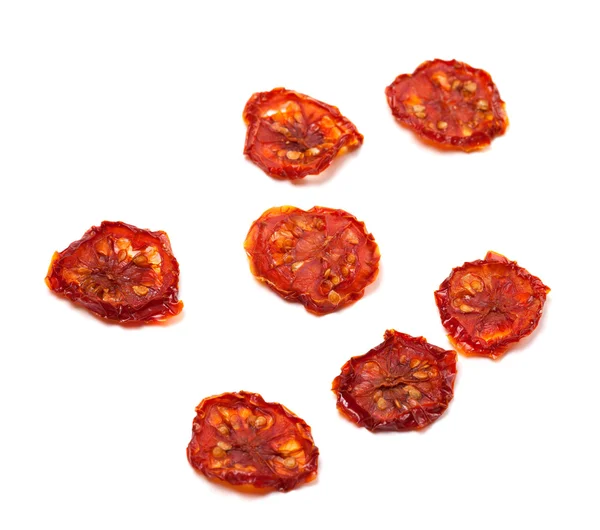 Dried slices of tomato. Selective focus — Stock Photo, Image