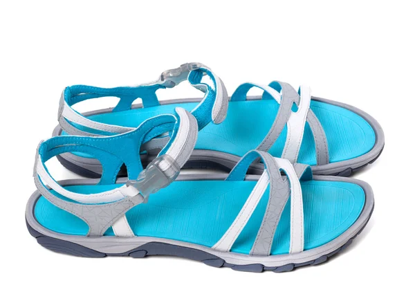 Pair of summer sandals — Stok fotoğraf