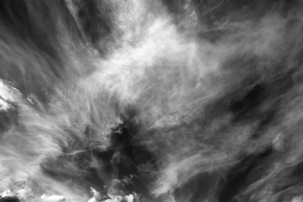 Fundo de preto e branco cloudscape — Fotografia de Stock