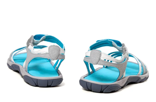 Summer sandals. Back view. — Stock Photo, Image