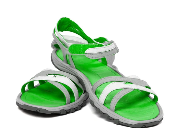 Pair of summer sandals — Stockfoto