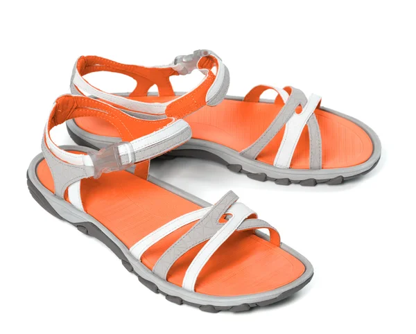 Pair of summer sandals — Stok fotoğraf