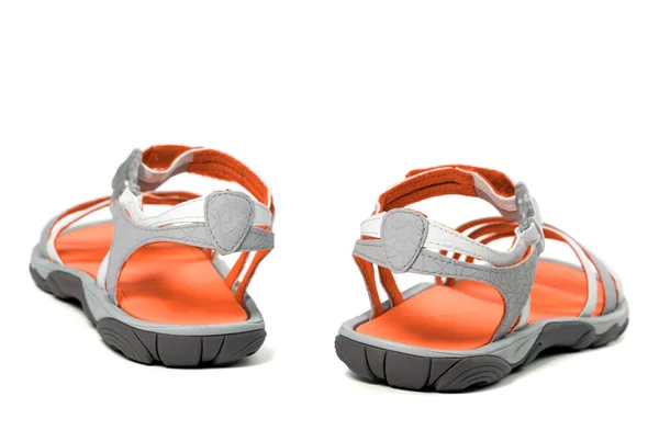 Summer sandals. Back view. — Stock Photo, Image