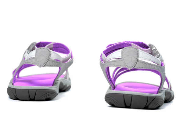 Summer sandals. Back view. — Stock Photo, Image