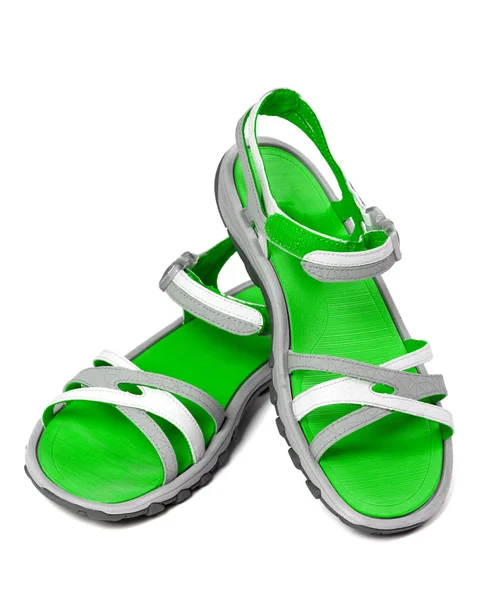 Paar Sommer Sandalen — Stockfoto