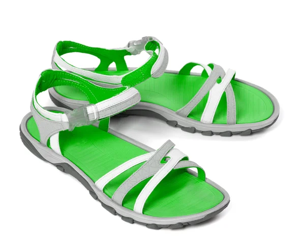 Paar Sommer Sandalen — Stockfoto