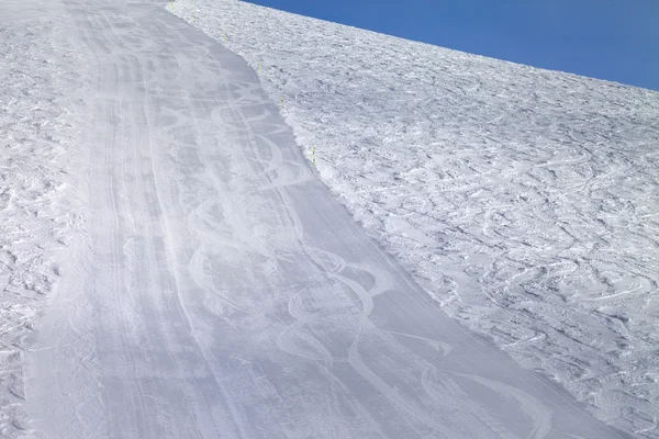 空滑雪坡 — 图库照片