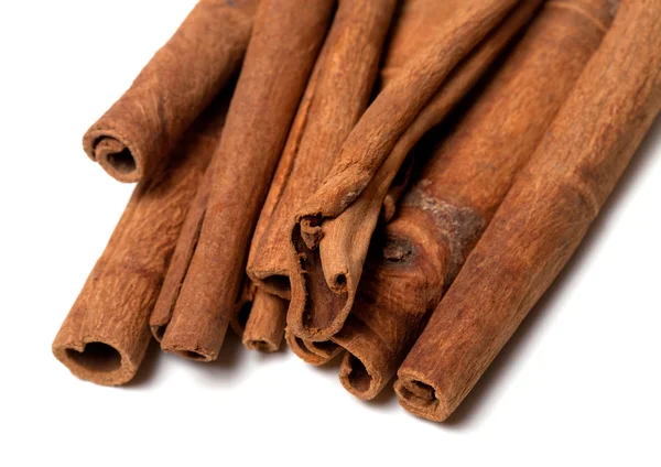 Cinnamon sticks on white — Stock Photo, Image