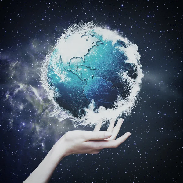 Earth globe, milieu concept — Stockfoto