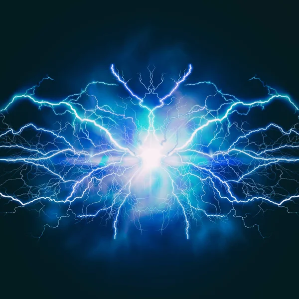 High voltage electric bolt. Teleport flash. Abstract power and energy background