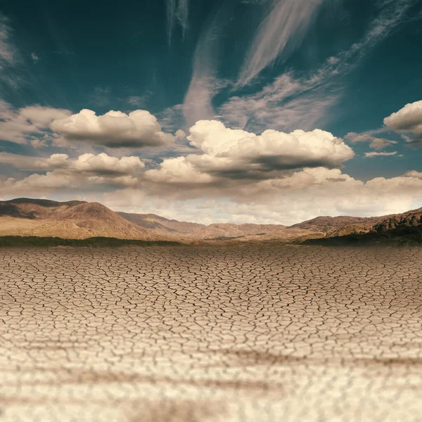 Disaster Abstract Landscape Dry Land Mountaine — Stock Photo, Image